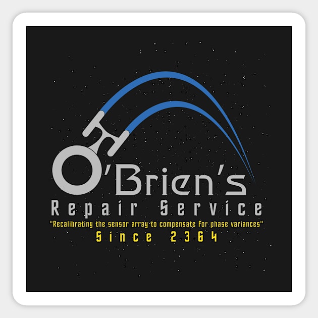 O'Brien's Repair Sticker by TroytlePower